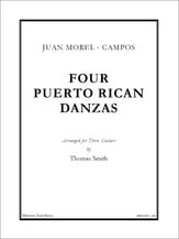 Four Puerto Rican Danzas Guitar and Fretted sheet music cover